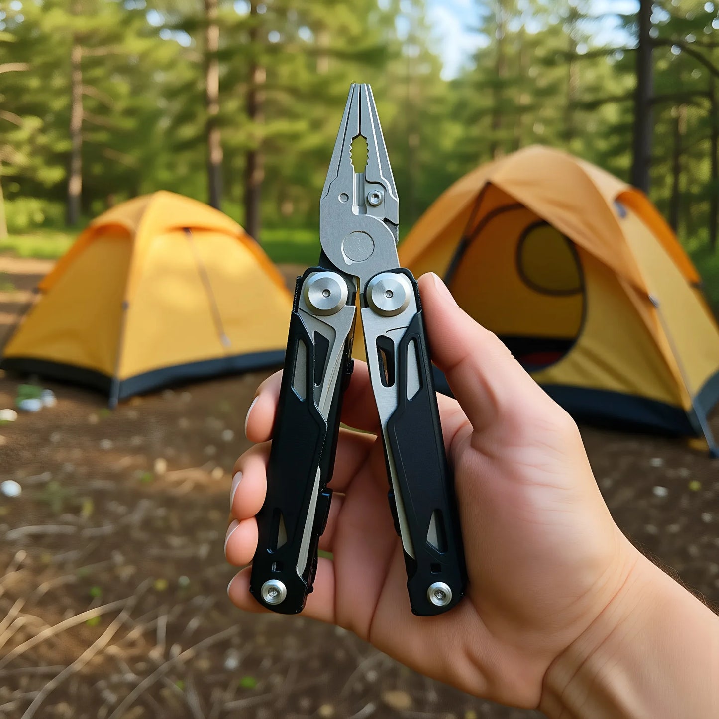 Multitool Pliers Survival Tool With Saw Screwdriver Scissors Camping