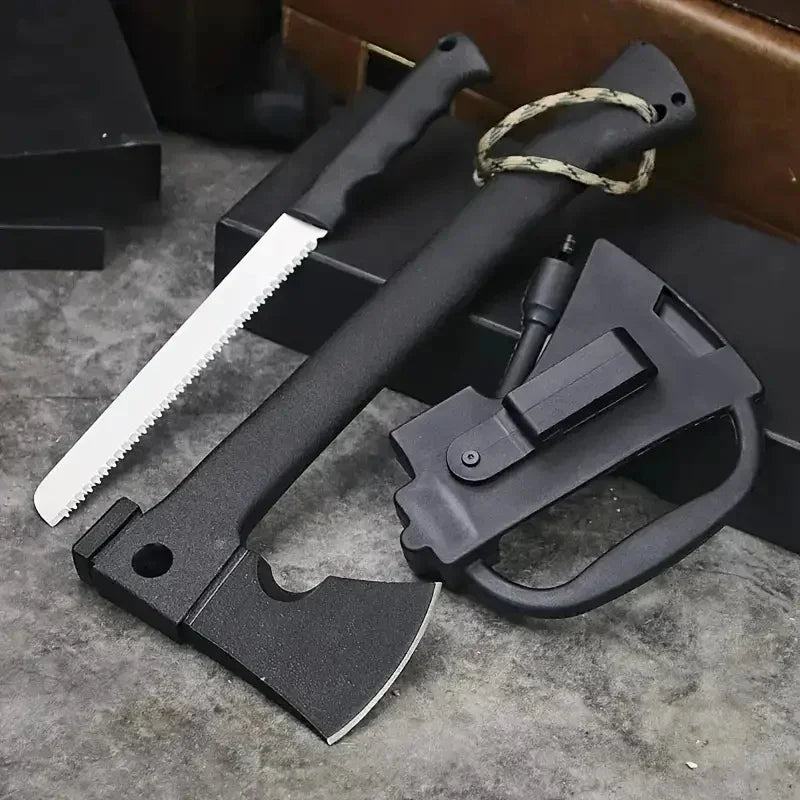 Doom Blade Camping Hand Axe Survival Hatchet With Serrated Saw