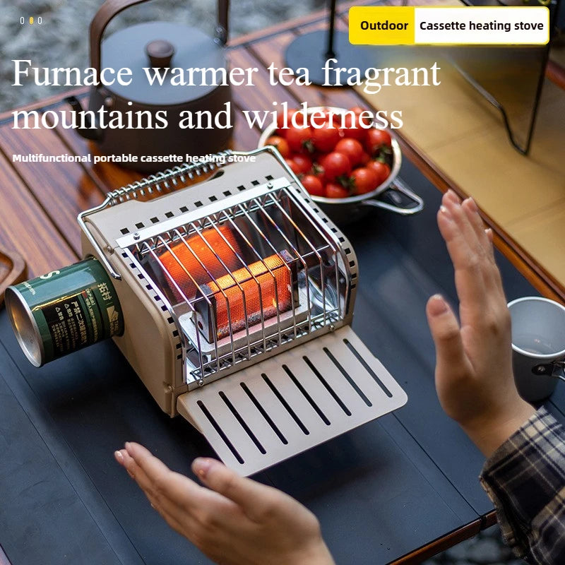 None Outdoor Mini Gas Stove for Camping and Car Use