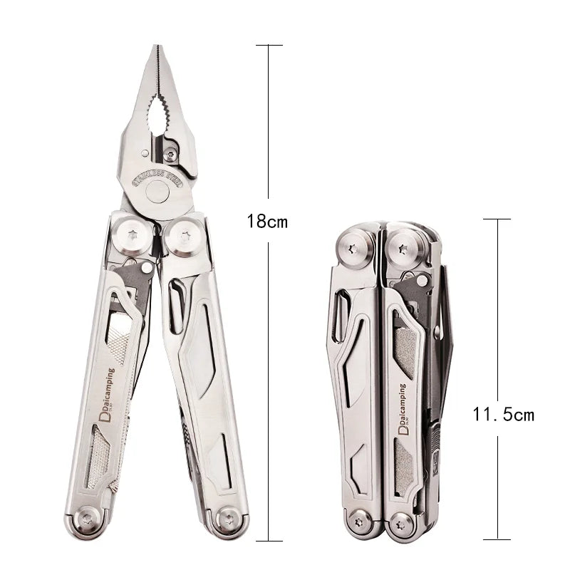 Daicamping DL30 Replaceable Parts Hand Multi Tool With Pliers