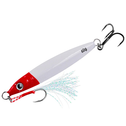 Metal Jig Lure Trolling Fast Sinking Saltwater Bass Bait