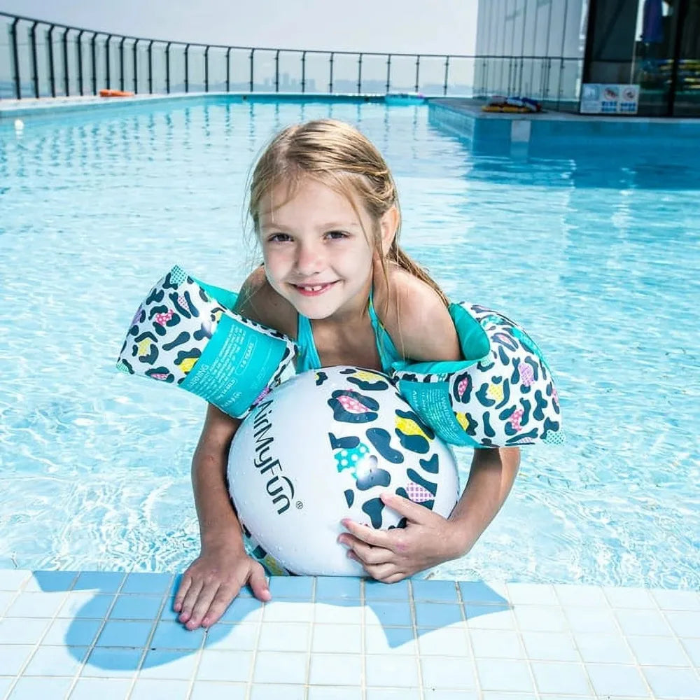 Hign-concerned Leopard Print Beach Ball for Kids and Adults