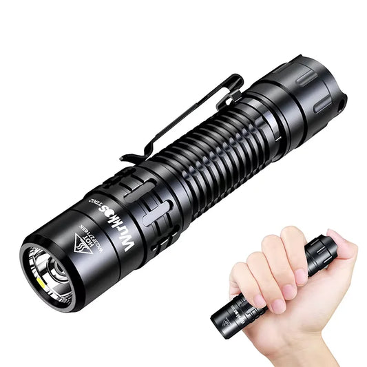 Wurkkos TD02 Tactical Flashlight 2000 Lumen USB Type C Rechargeable