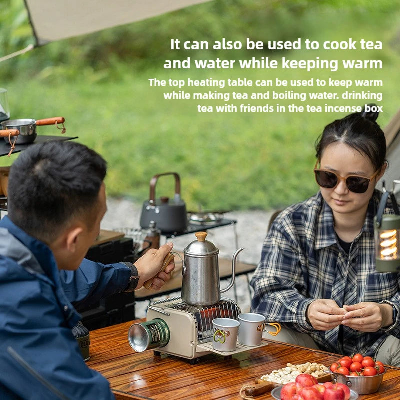 None Outdoor Mini Gas Stove for Camping and Car Use