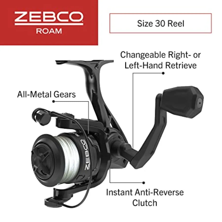 Fishing Rod Spinning Reel Combo Split ComfortGrip Handle
