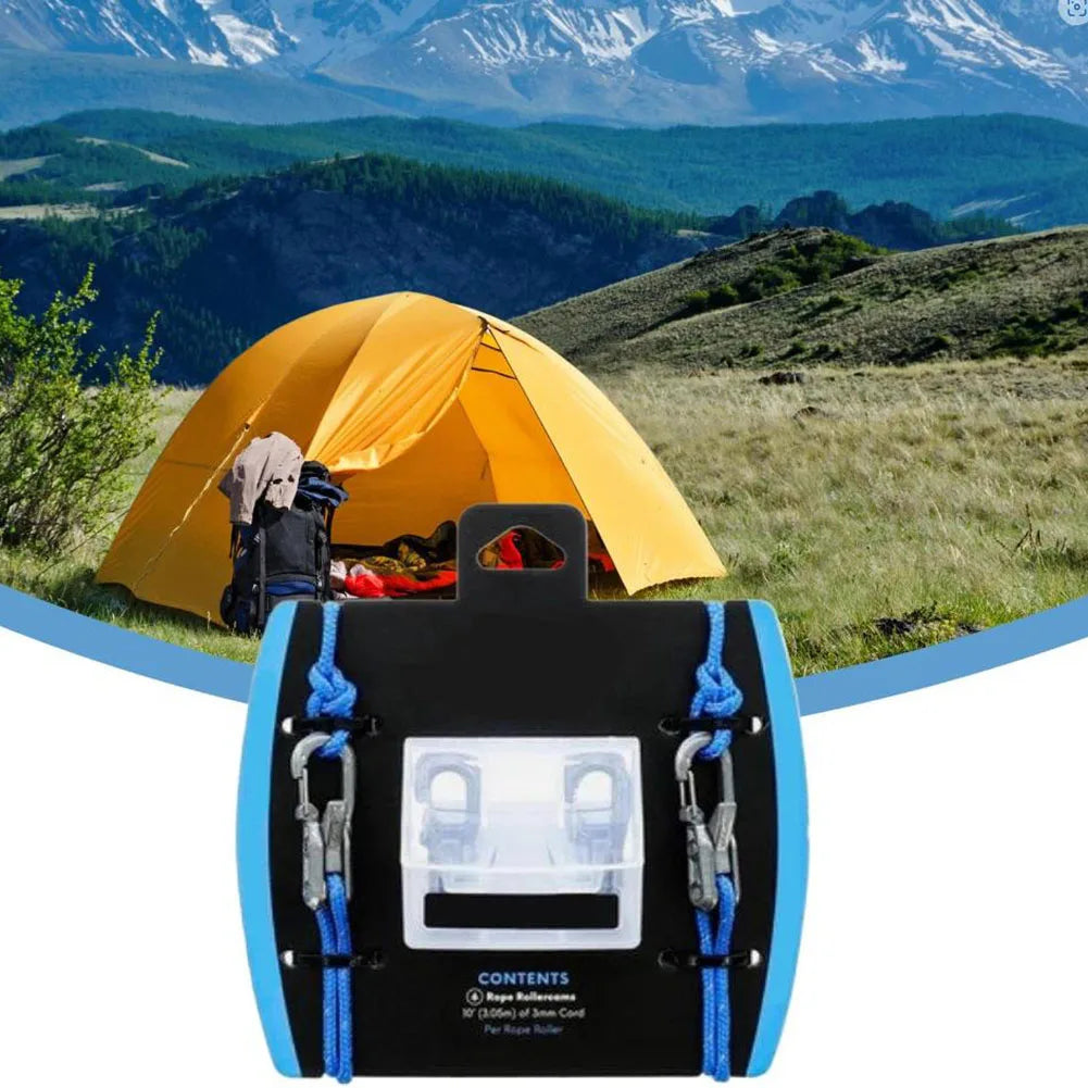 APWIKOGERE Rope Tension Adjuster With 6 Hooks Stainless Steel
