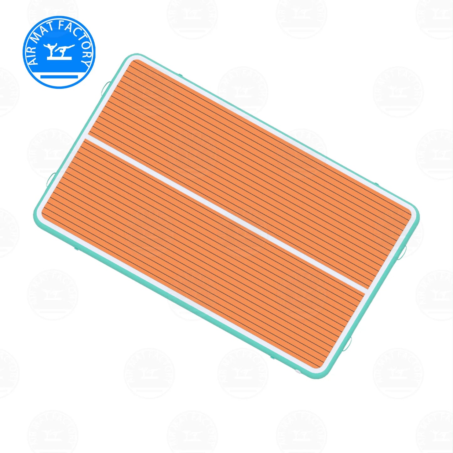 Inflatable Floating Dock Platform With Non Slip Surface For Pool
