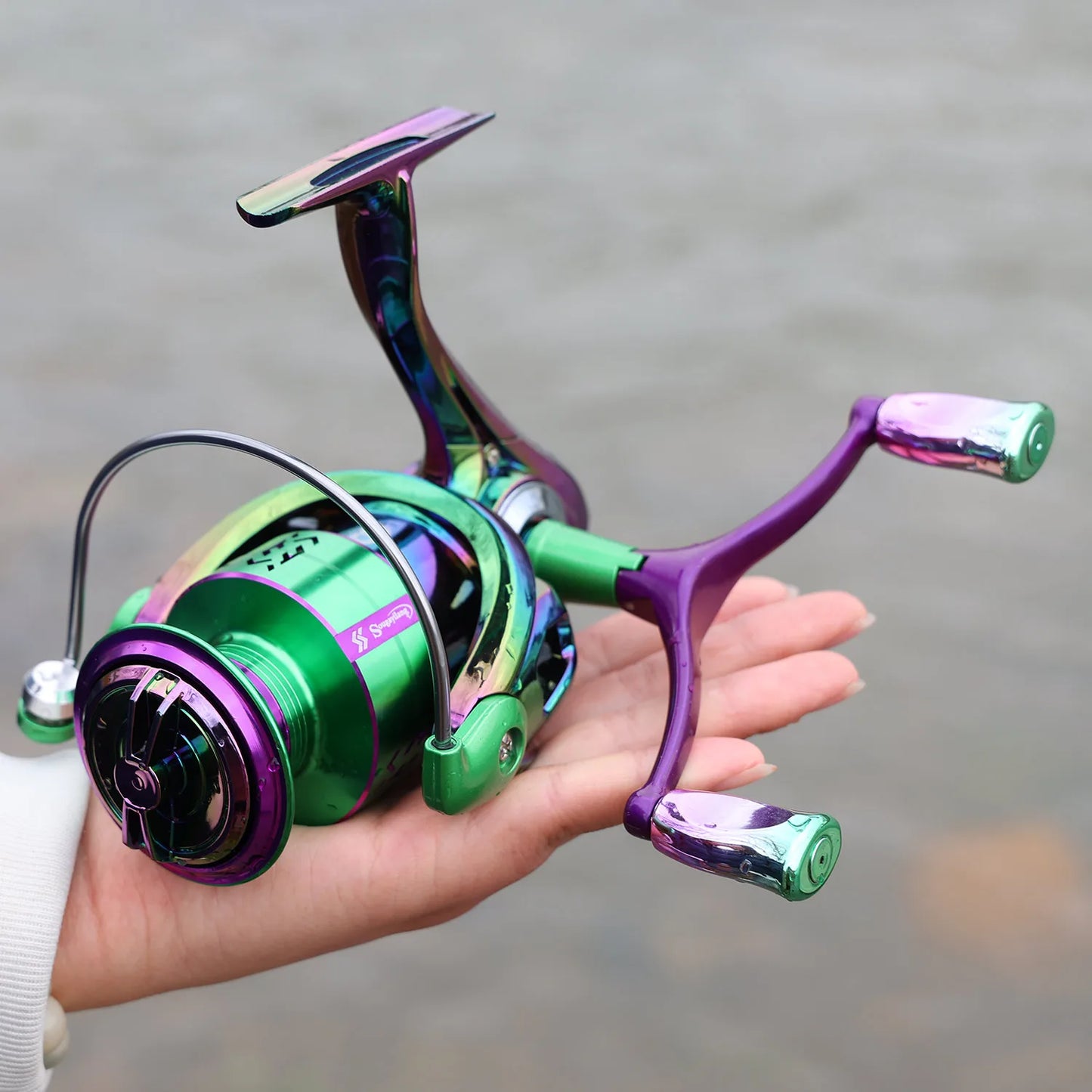 Sougayilang Spinning Fishing Reel 1000 4000 Metal Spool Saltwater Max Drag 10kg