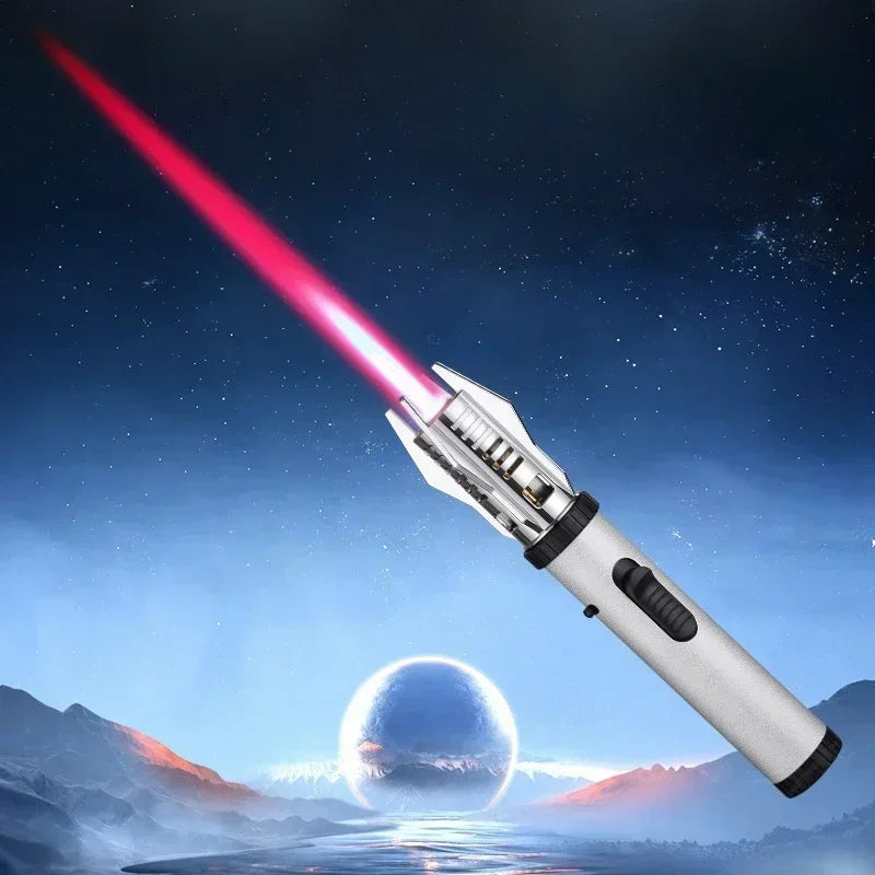 AEDG Metal Windproof Torch Lighter Butane Gas BBQ Welding Tool