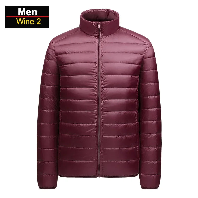 Women Ultralight Down Jacket For Hiking Packable Windproof Waterproof