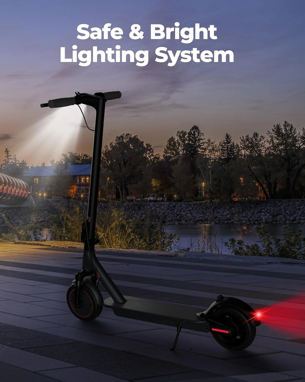 AOVOPRO AP07 Electric Scooter With Smart App Control 40 To 60km 36V