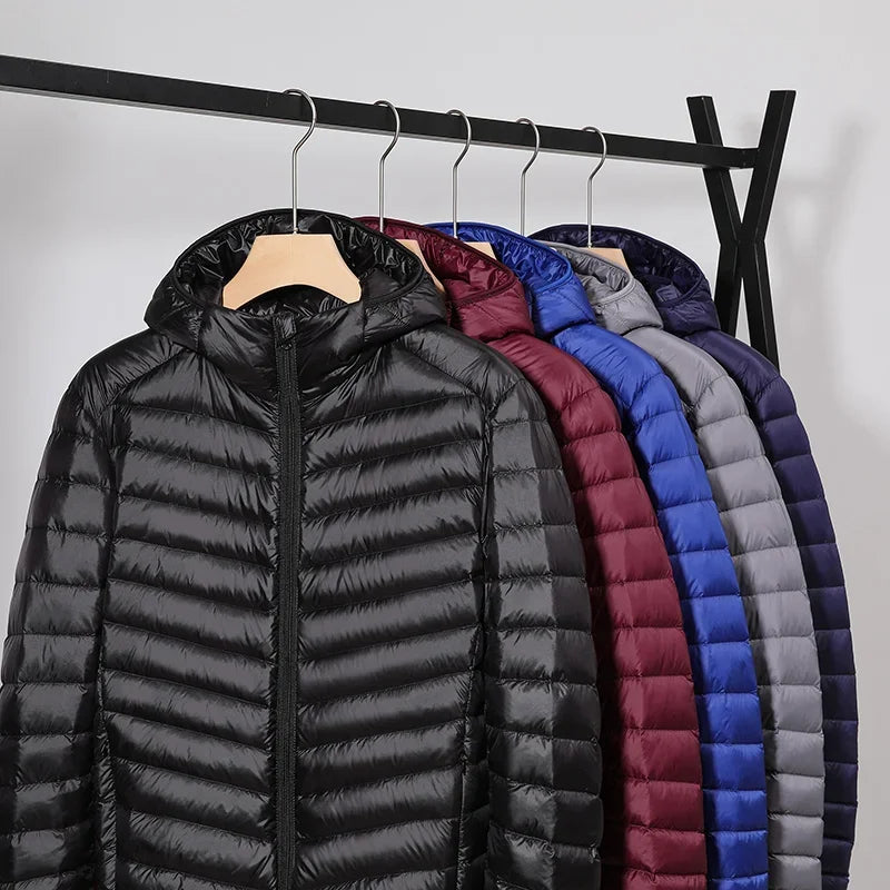 Women Ultralight Down Jacket For Hiking Packable Windproof Waterproof