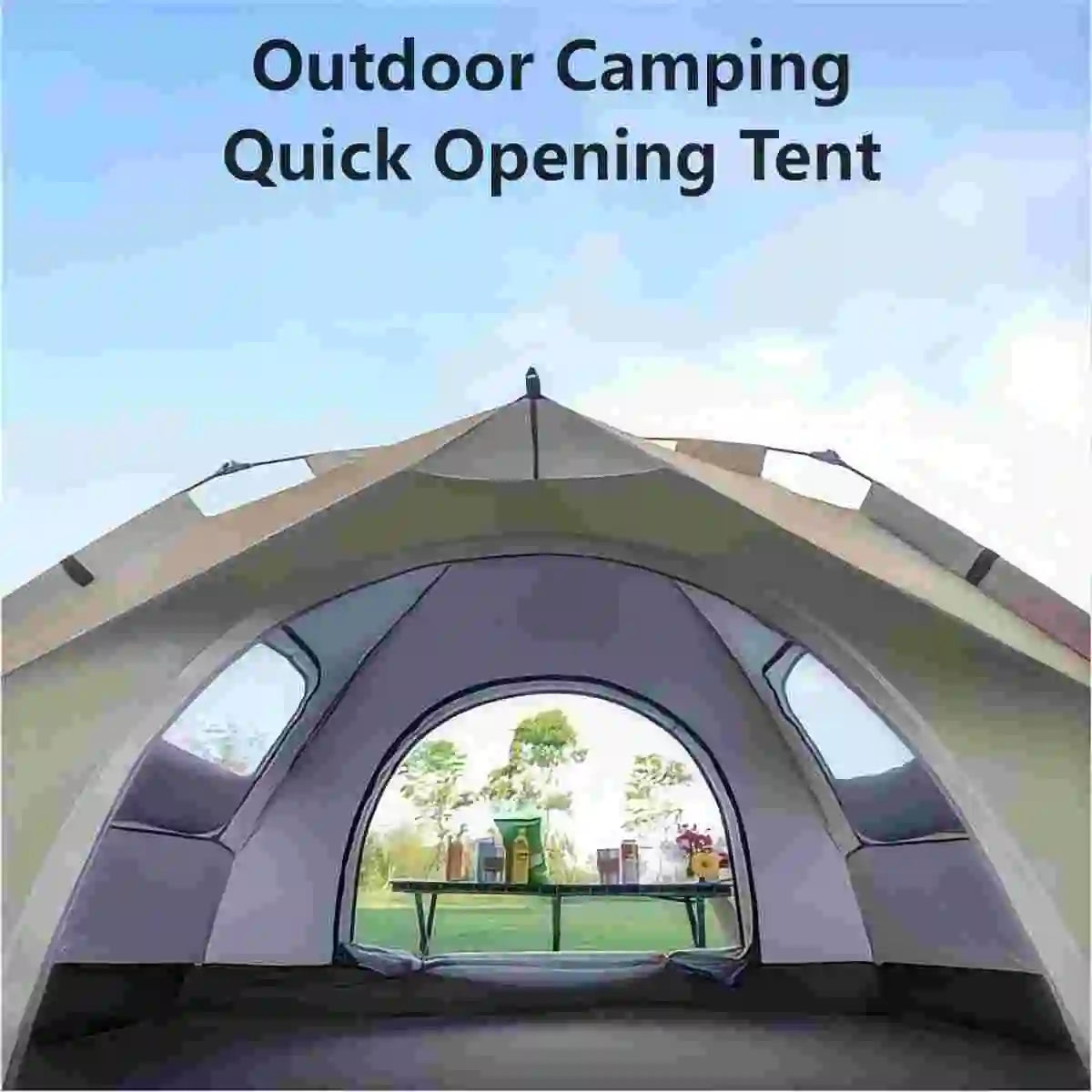 Pakicetus Automatic Opening Camping Tent Waterproof Outdoor Shelter