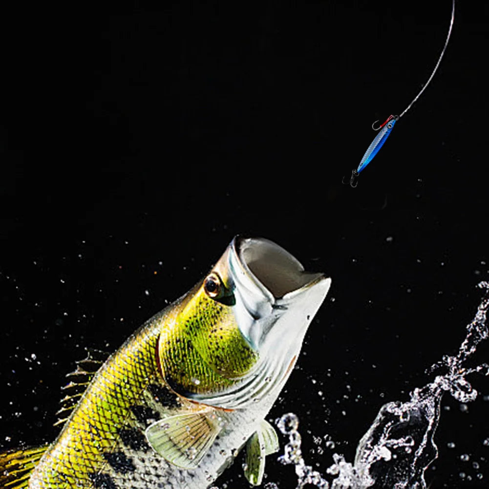 Metal Jig Lure Trolling Fast Sinking Saltwater Bass Bait