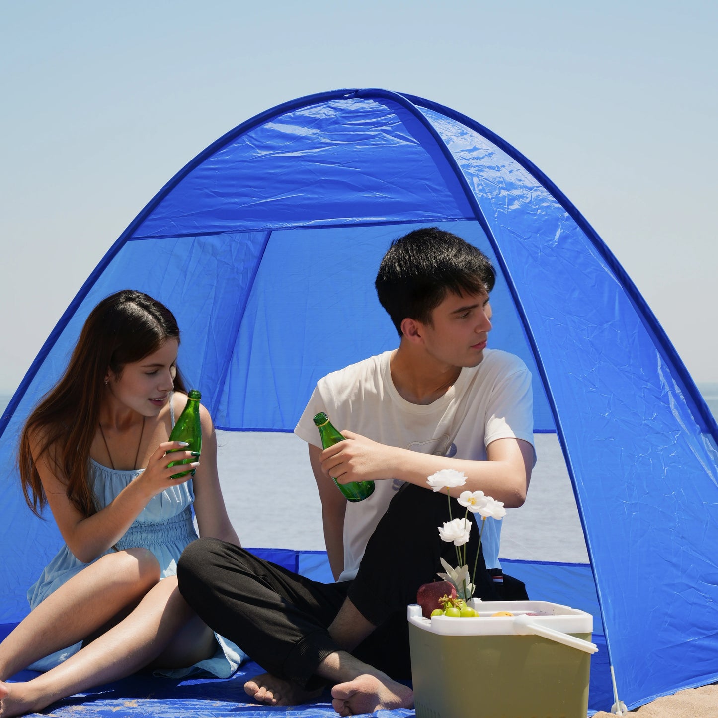 Pakicetus Pop Up Beach Tent Auto Opening Portable Camping