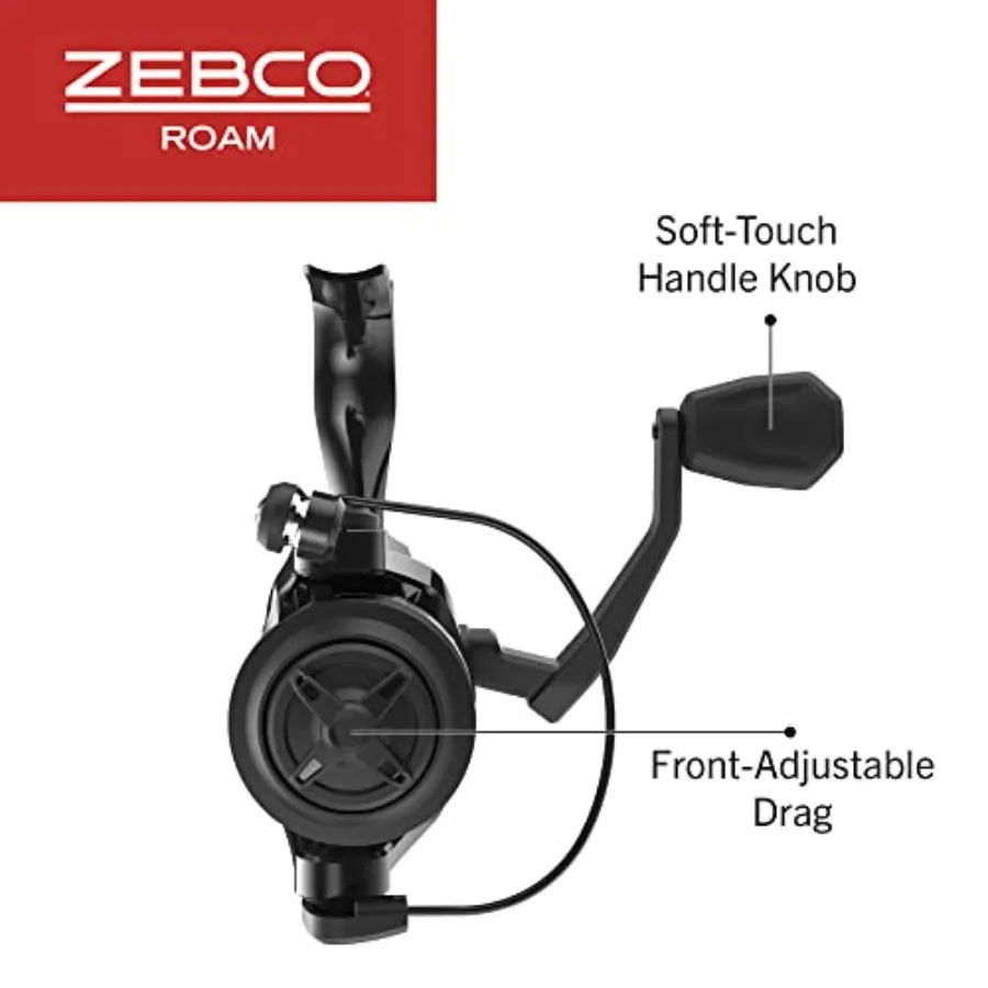 Fishing Rod Spinning Reel Combo Split ComfortGrip Handle