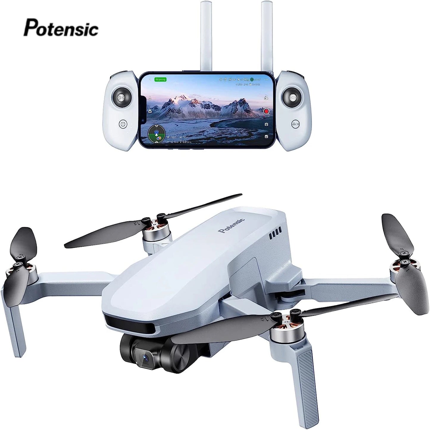 Potensic Professional Drone With GPS Auto Return And 4K Camera