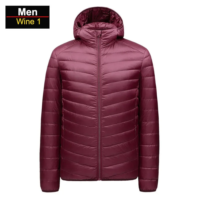 Women Ultralight Down Jacket For Hiking Packable Windproof Waterproof