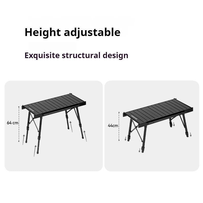 Naturehike-BLACKDOG IGT Aluminum Alloy Portable Camping Table