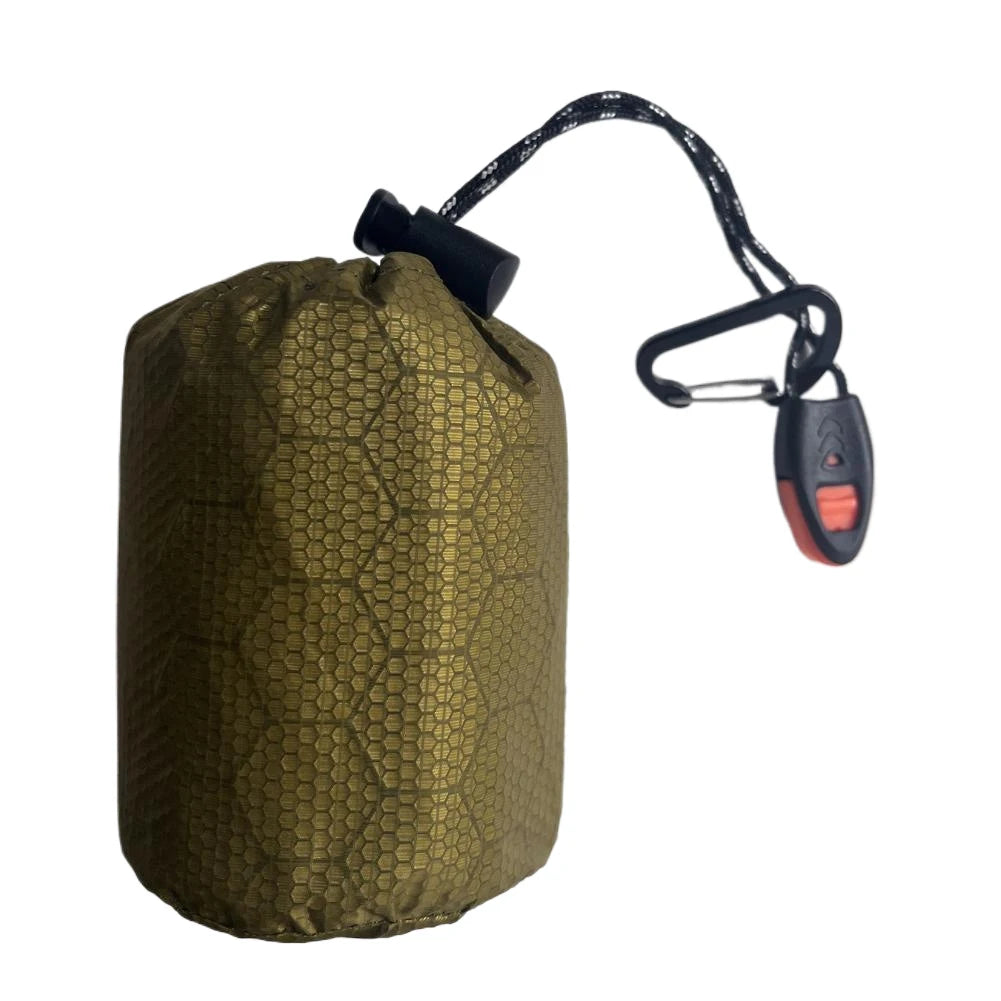 Shunmaii Waterproof Thermal Emergency Sleeping Bag Bivy Sack For Camping Outdoor