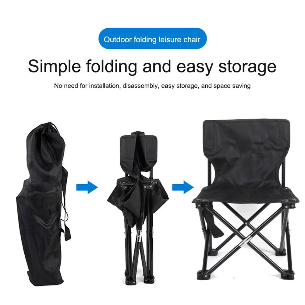 Shunmaii Portable Folding Camping Chair for Hiking Fishing Garden