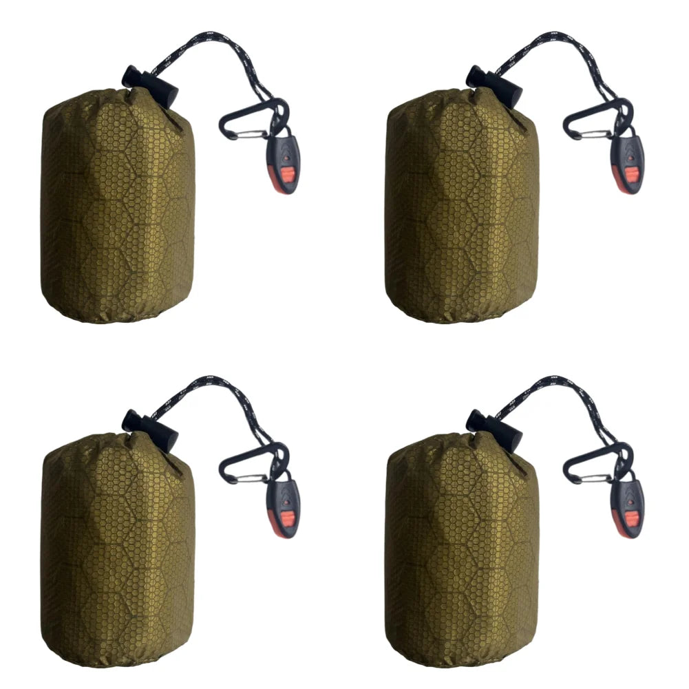 Shunmaii Waterproof Thermal Emergency Sleeping Bag Bivy Sack For Camping Outdoor
