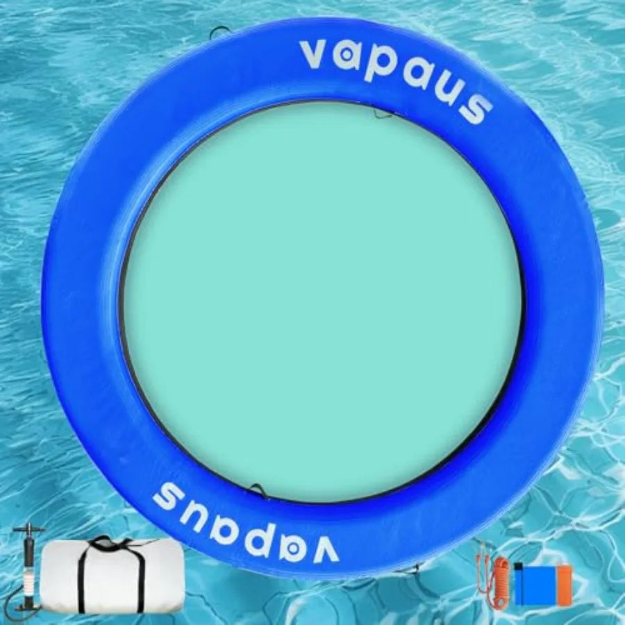 OLOEY Round Floating Ring Inflatable Water Hammock for Adults