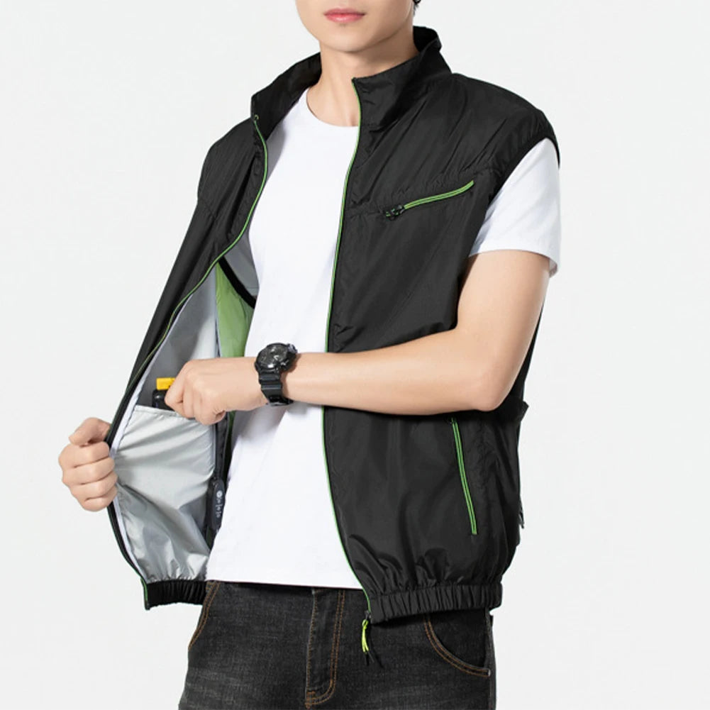 Cooling Vest Ice Fan Wearable Air Conditioner for Outdoors