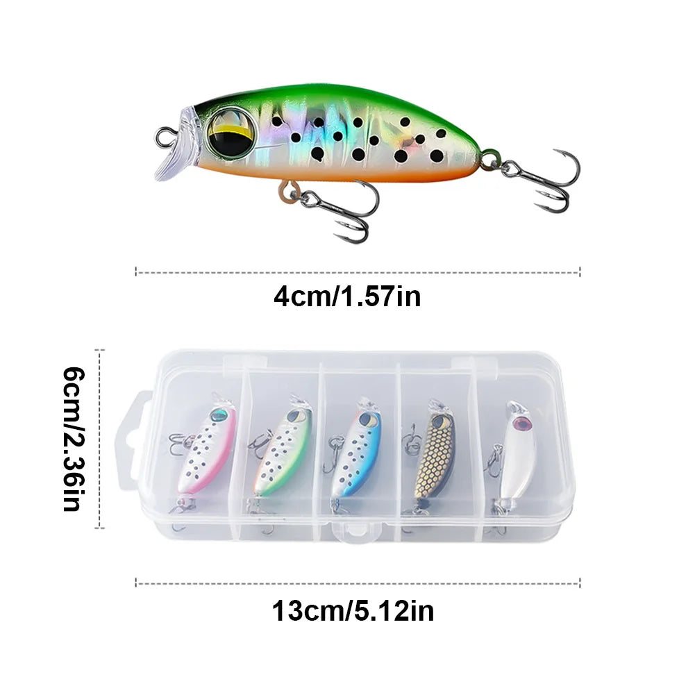Minnow Fishing Lures Swimbaits Crankbaits For Freshwater Trout Bass
