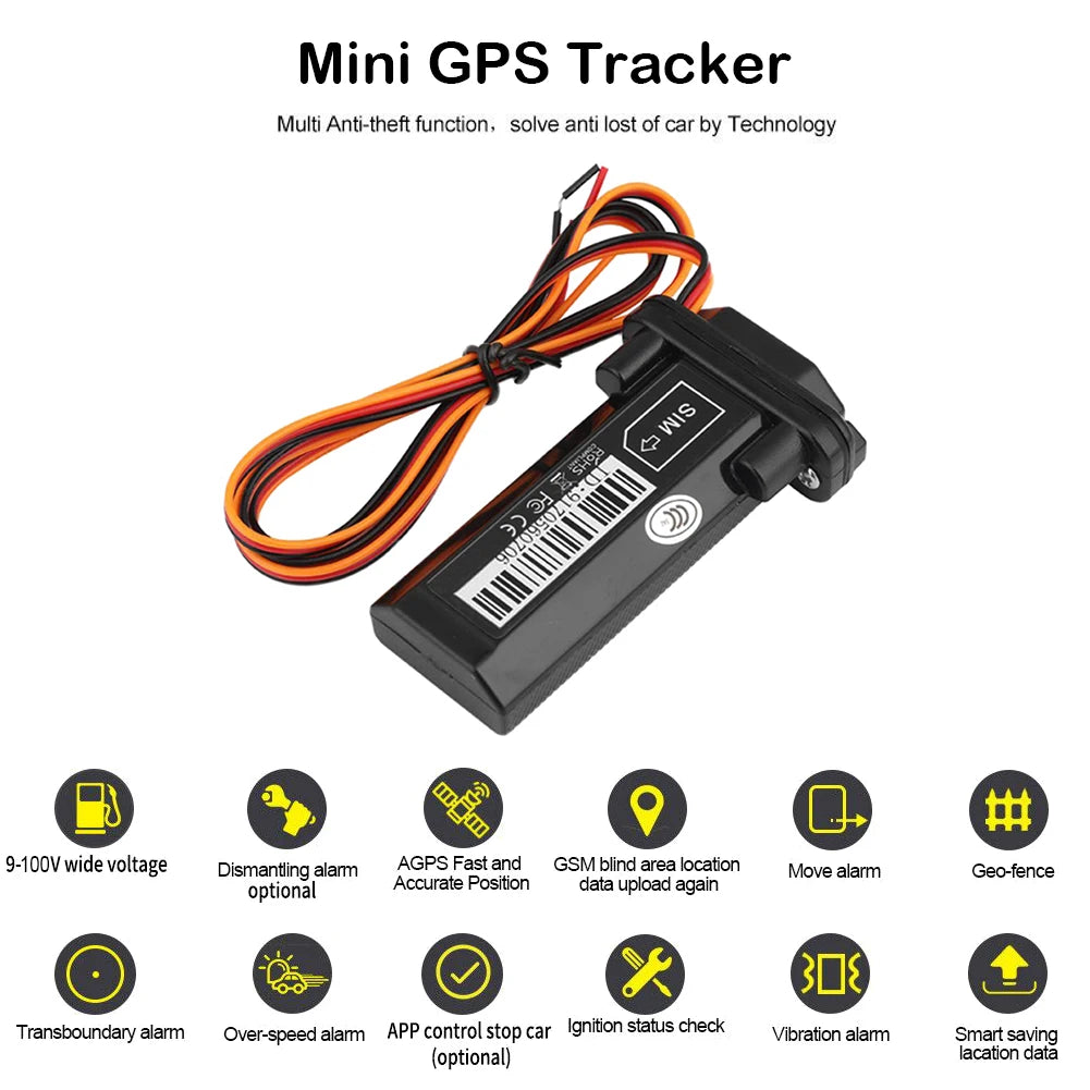 ST-901 Mini Waterproof GPS Tracker For Car Motorcycle Global Real Time Locator