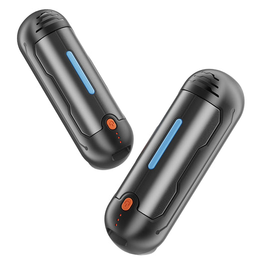 MORIKO 2 Pack Hand Warmer 5200mAh Rechargeable 2 in 1