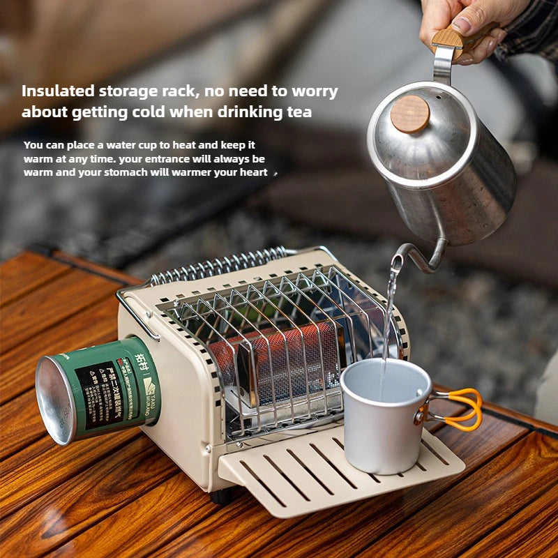 None Outdoor Mini Gas Stove for Camping and Car Use