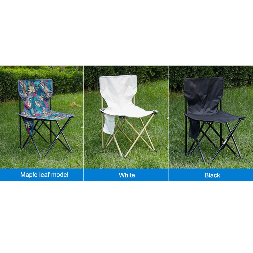 Shunmaii Portable Folding Camping Chair for Hiking Fishing Garden