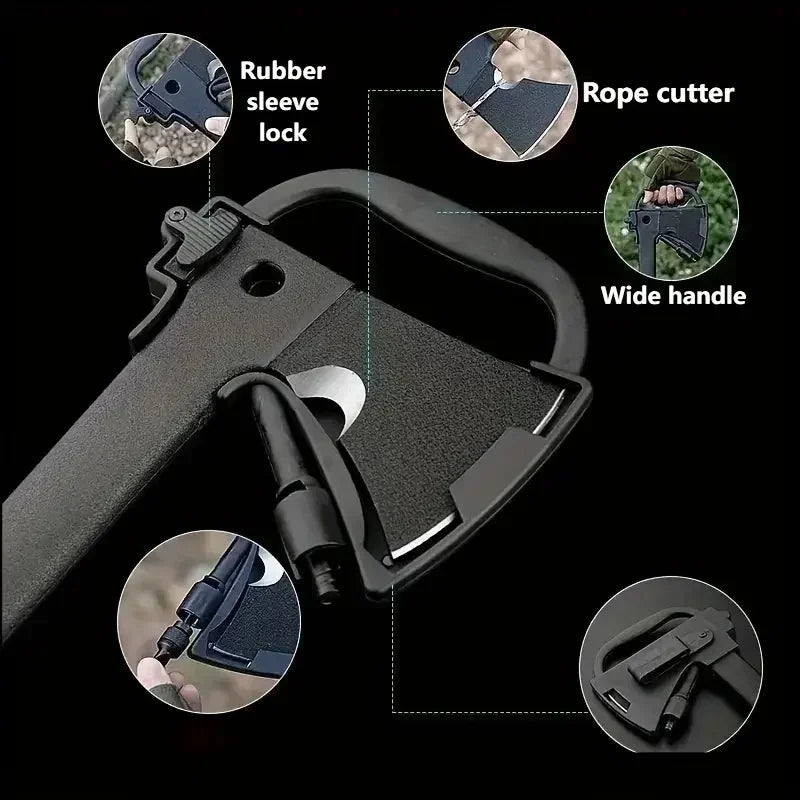 Doom Blade Camping Hand Axe Survival Hatchet With Serrated Saw