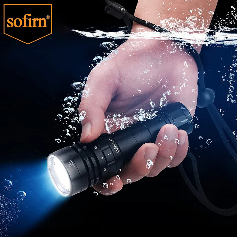 Sofirn SD05 Scuba Diving Flashlight XHP50.2 3000lm Magnetic Switch