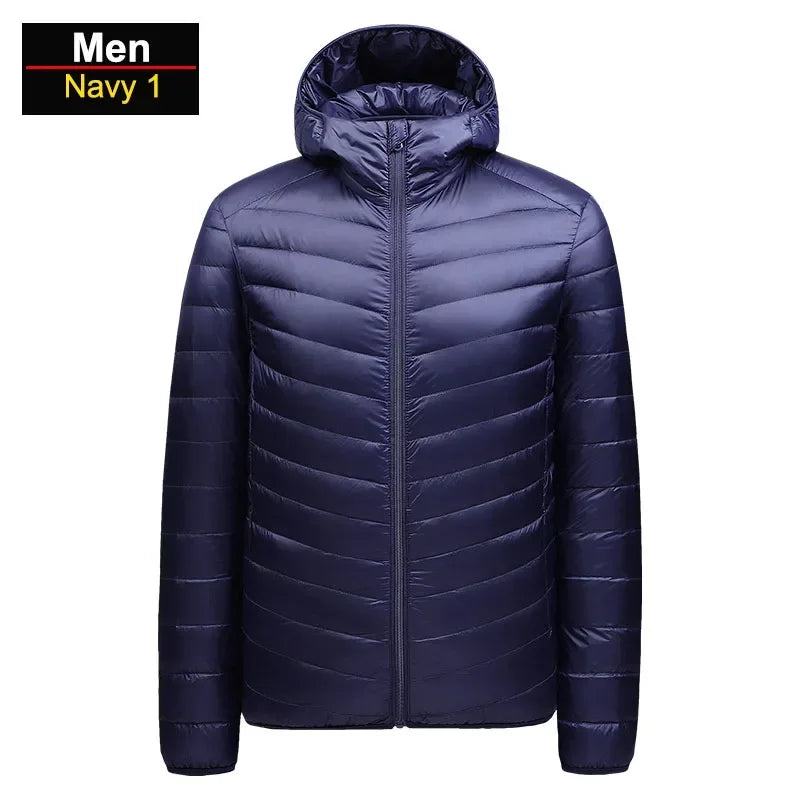 Women Ultralight Down Jacket For Hiking Packable Windproof Waterproof