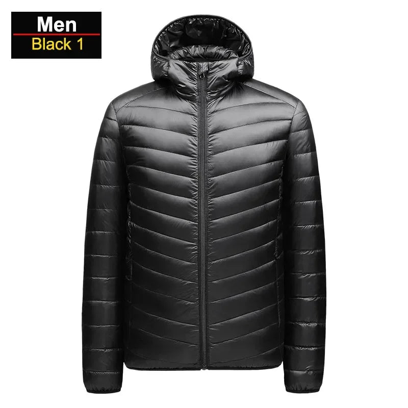 Women Ultralight Down Jacket For Hiking Packable Windproof Waterproof