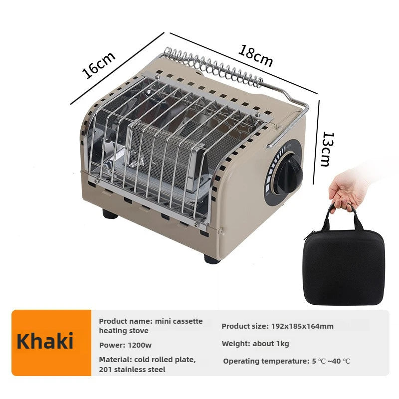 None Outdoor Mini Gas Stove for Camping and Car Use