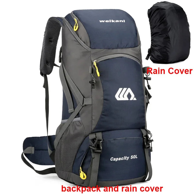 Scione Travel Backpack Waterproof Unisex Hiking Daypack For Outdoors