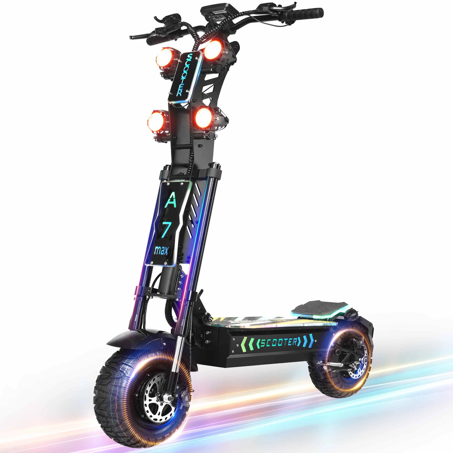 GleeRide A7 Max Off-Road Electric Scooter 2x5000W Motors