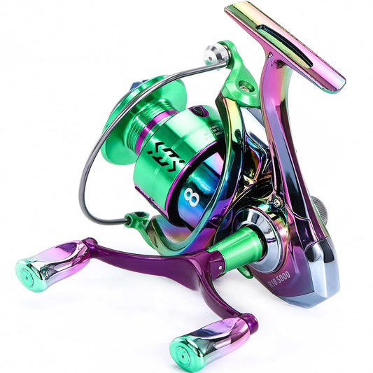 Sougayilang Spinning Fishing Reel 1000 4000 Metal Spool Saltwater Max Drag 10kg