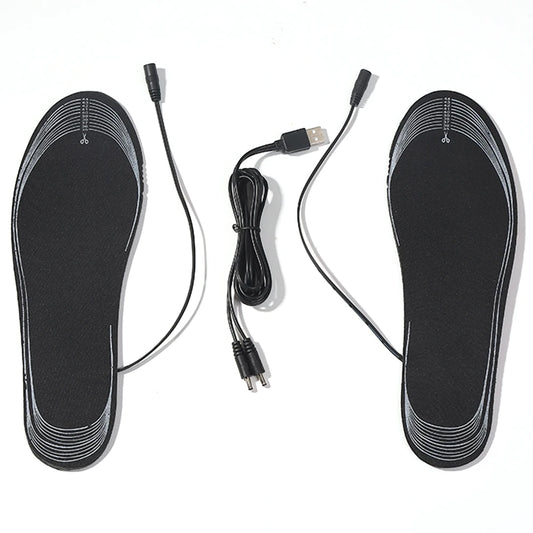 Unisex USB Electric Heated Insoles With Adjustable Temperature Foot Warmer