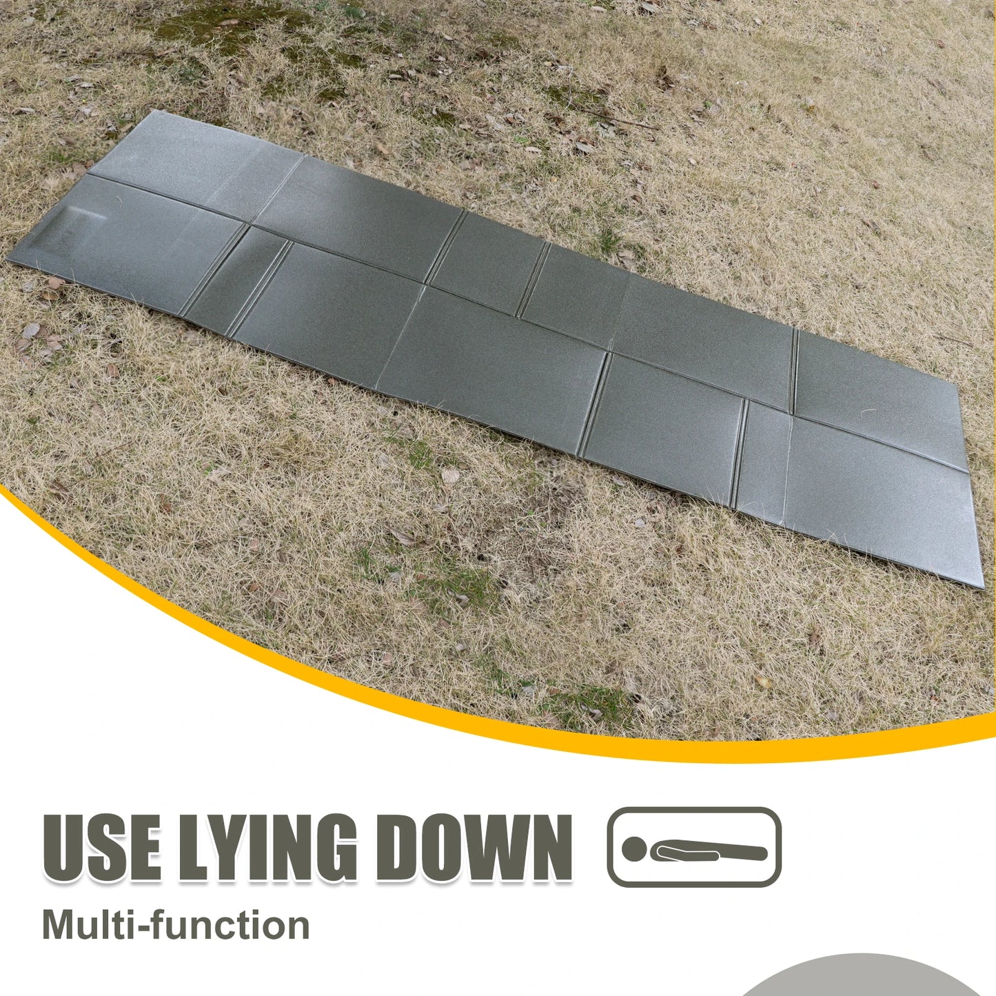 NONECN Tactical Foldable Sleeping Mat Waterproof Kneeling Pad Outdoors