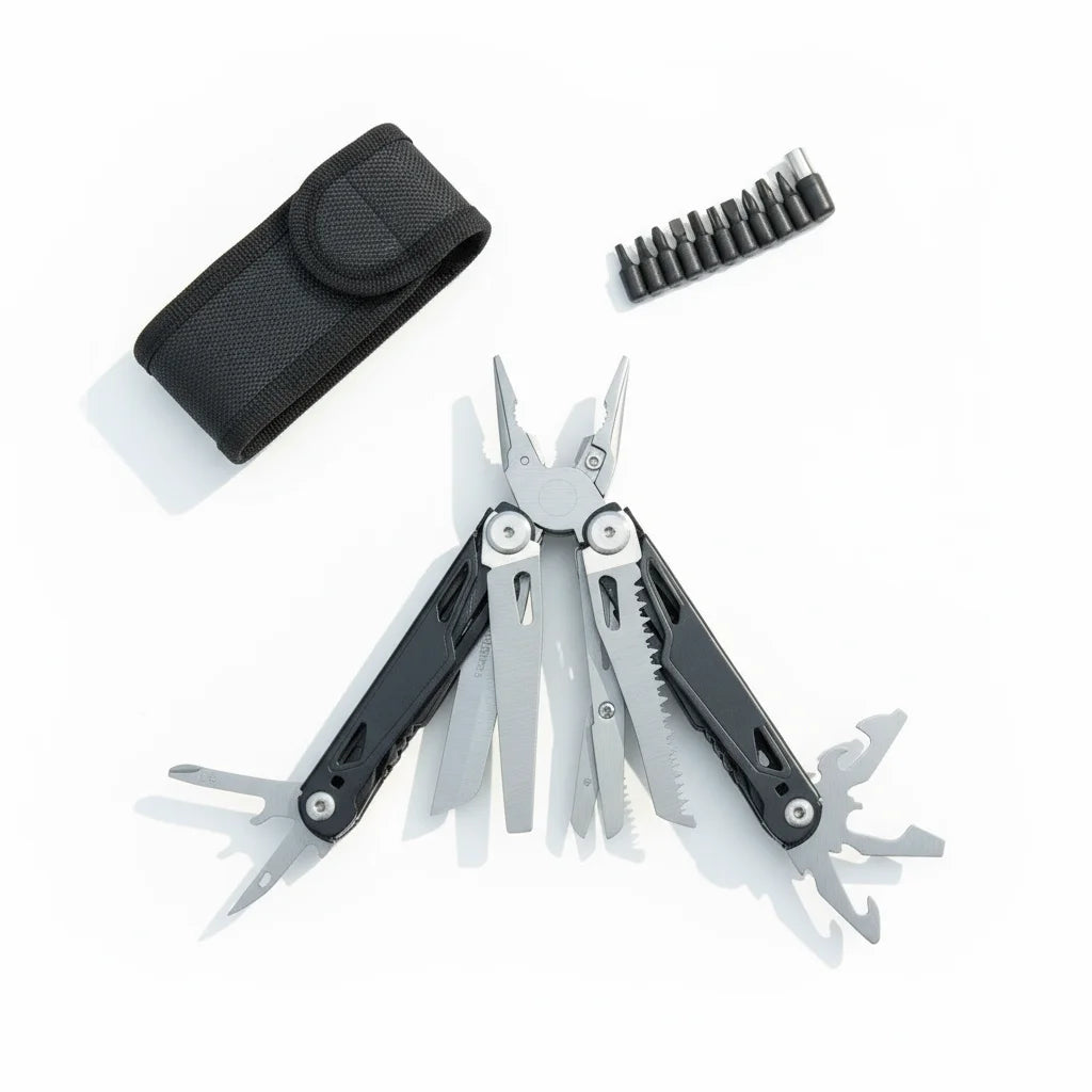 Multitool Pliers Survival Tool With Saw Screwdriver Scissors Camping