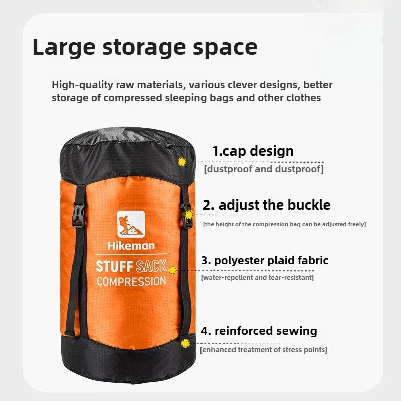 Outdoor Compression Storage Bag for Camping Clothes