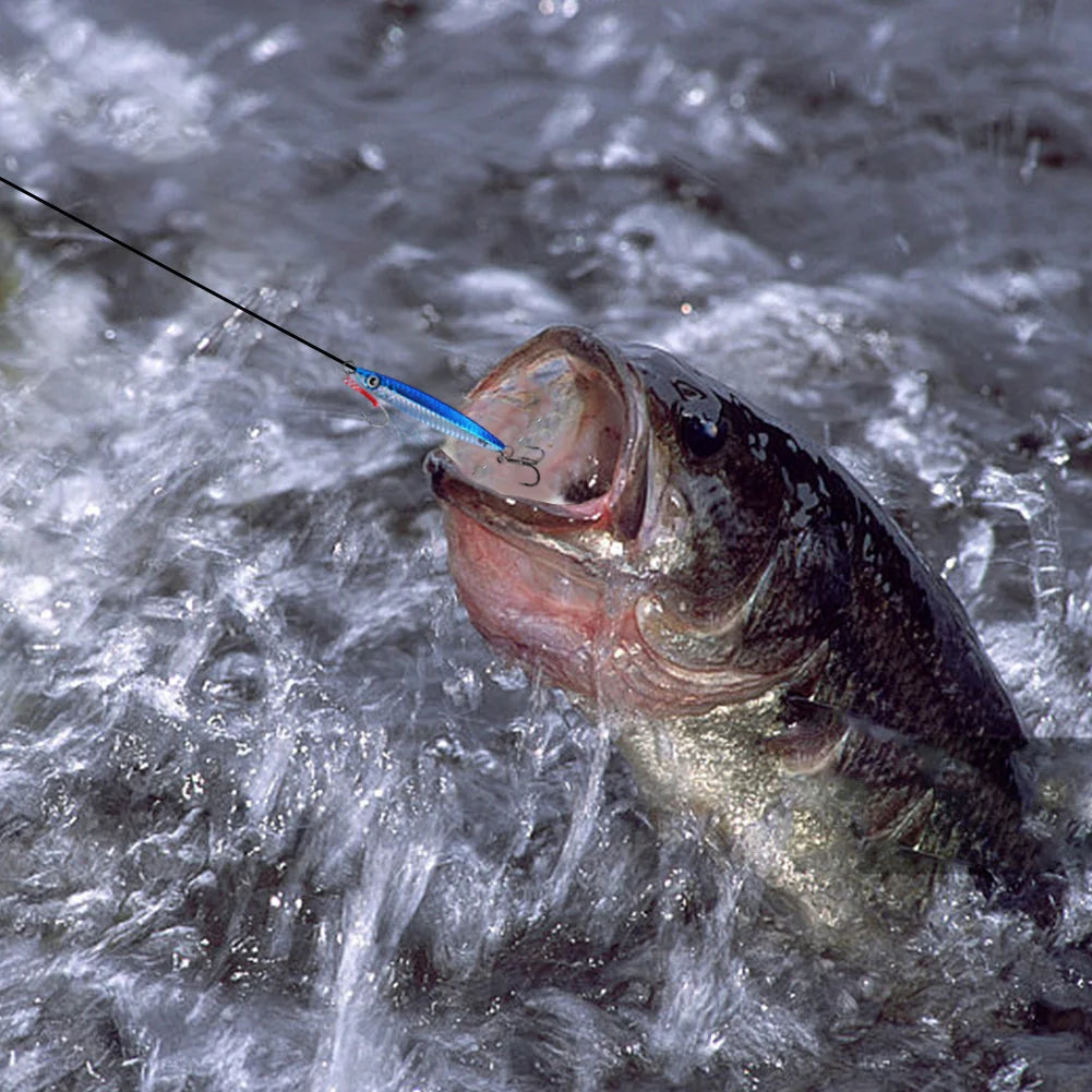 Metal Jig Lure Trolling Fast Sinking Saltwater Bass Bait