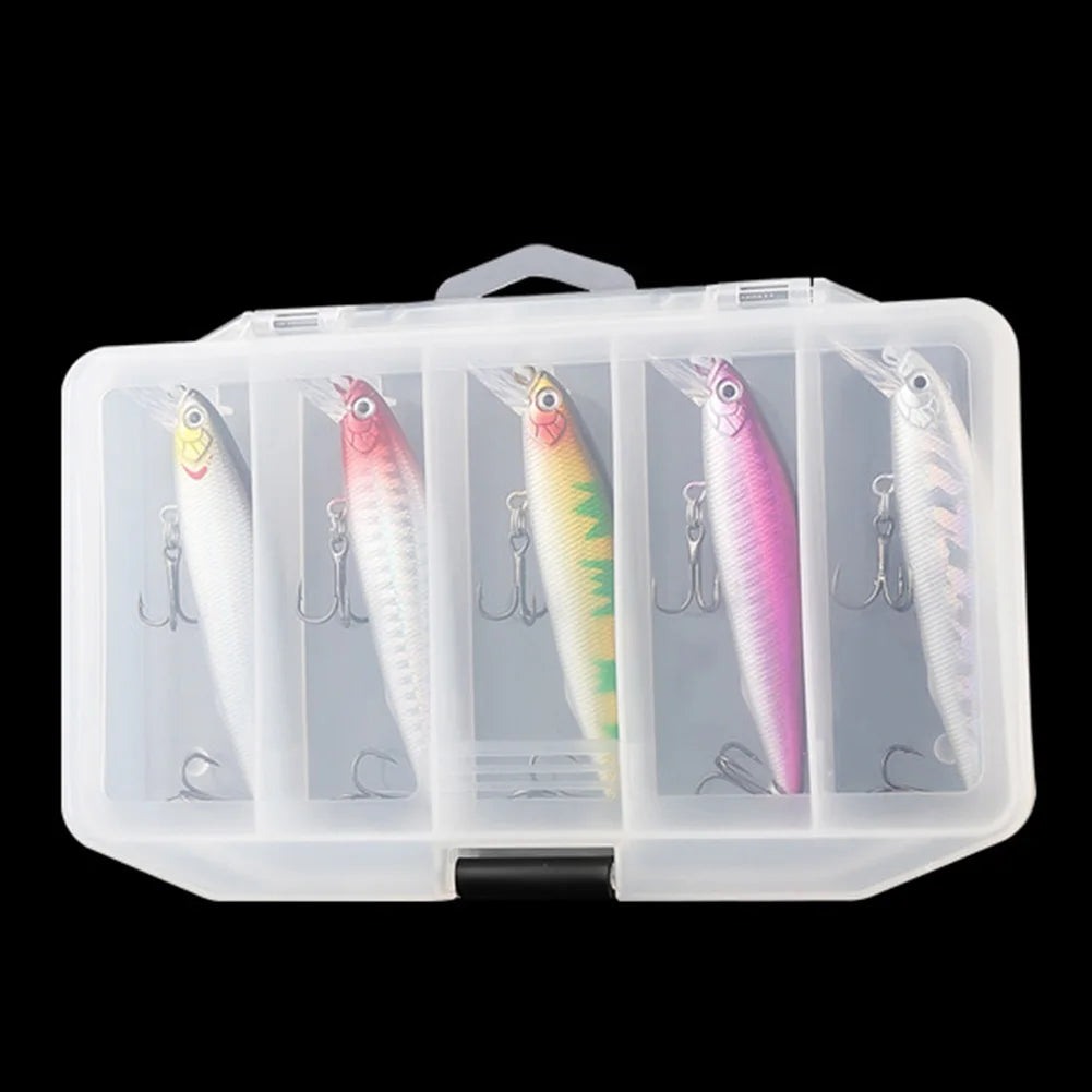 Alloet 5pc Fishing Lures Swimbaits for Trout Bass Carp