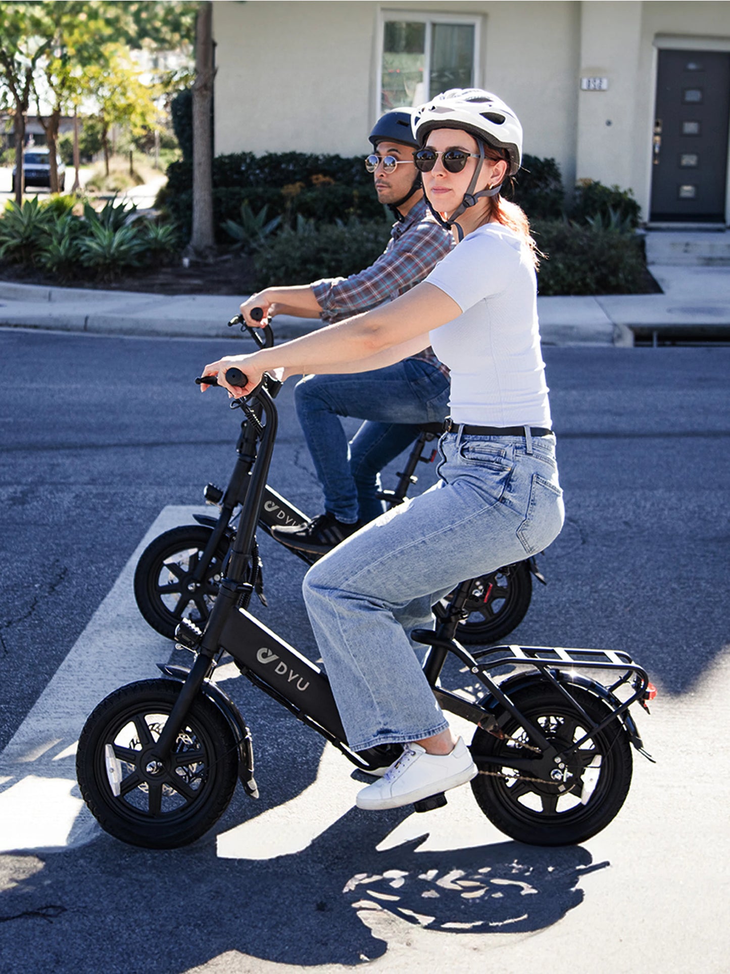 DYU C3 Electric City Bike 500W Motor 36V Battery Urban