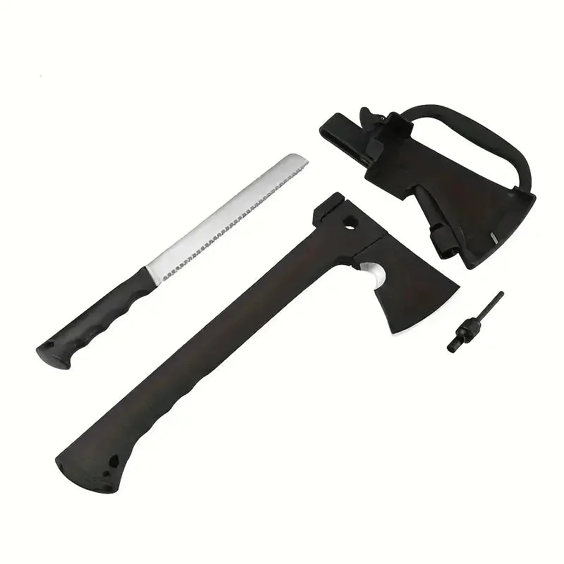 Doom Blade Camping Hand Axe Survival Hatchet With Serrated Saw