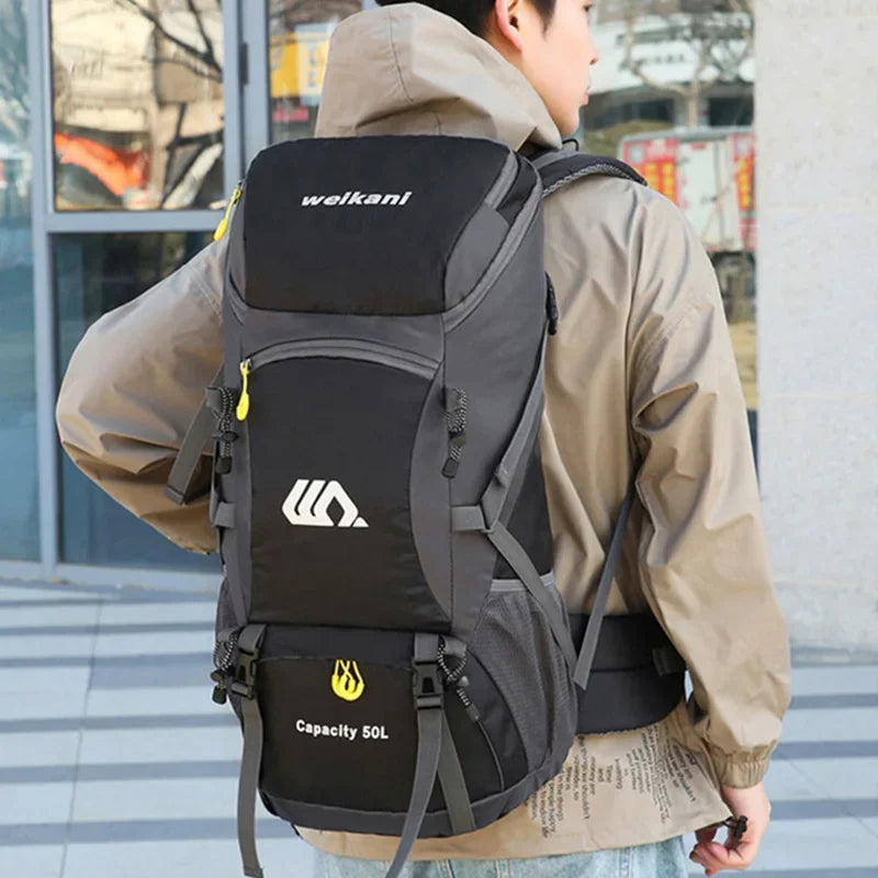 Scione Travel Backpack Waterproof Unisex Hiking Daypack For Outdoors